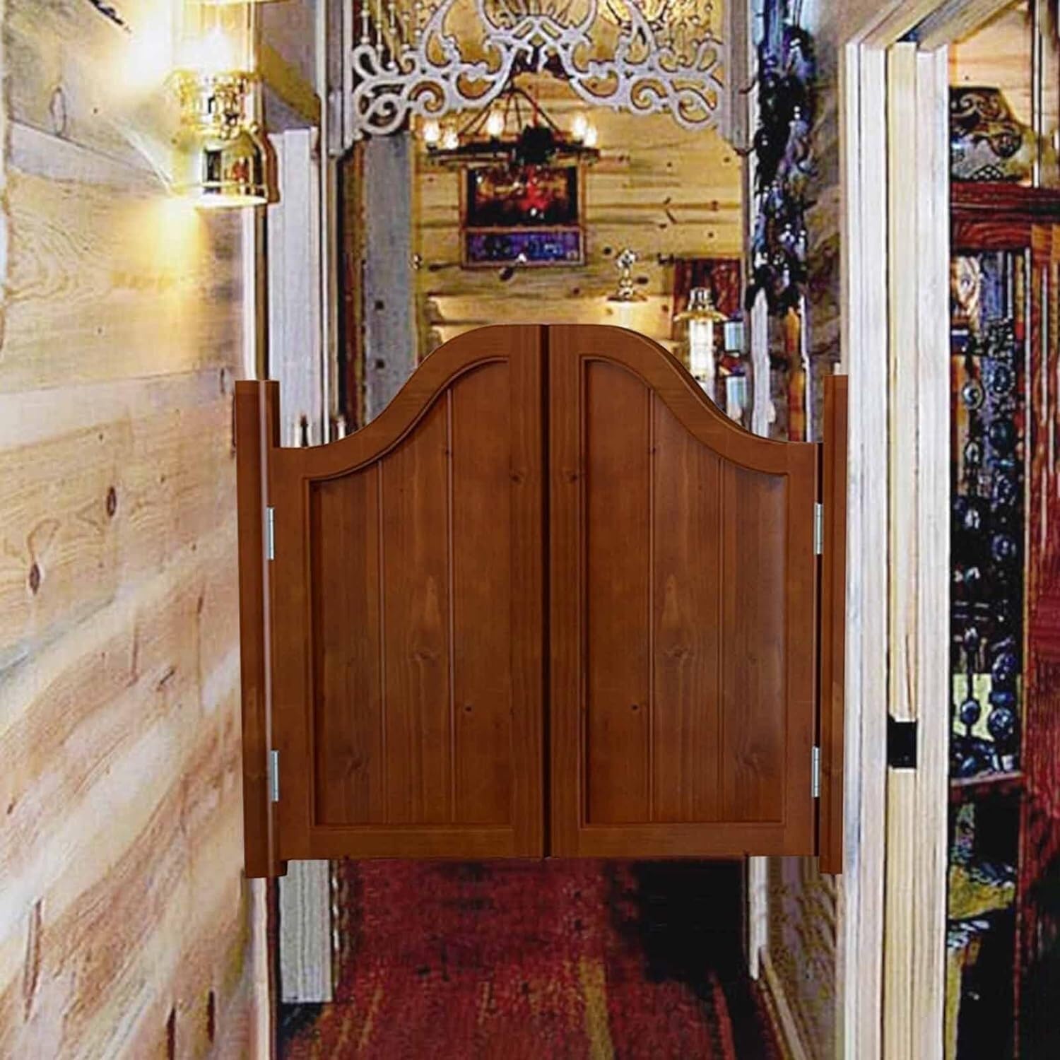 Amazon.co.jp: スイングカフェドア、屋内廊下スイングドア、ウエスタン