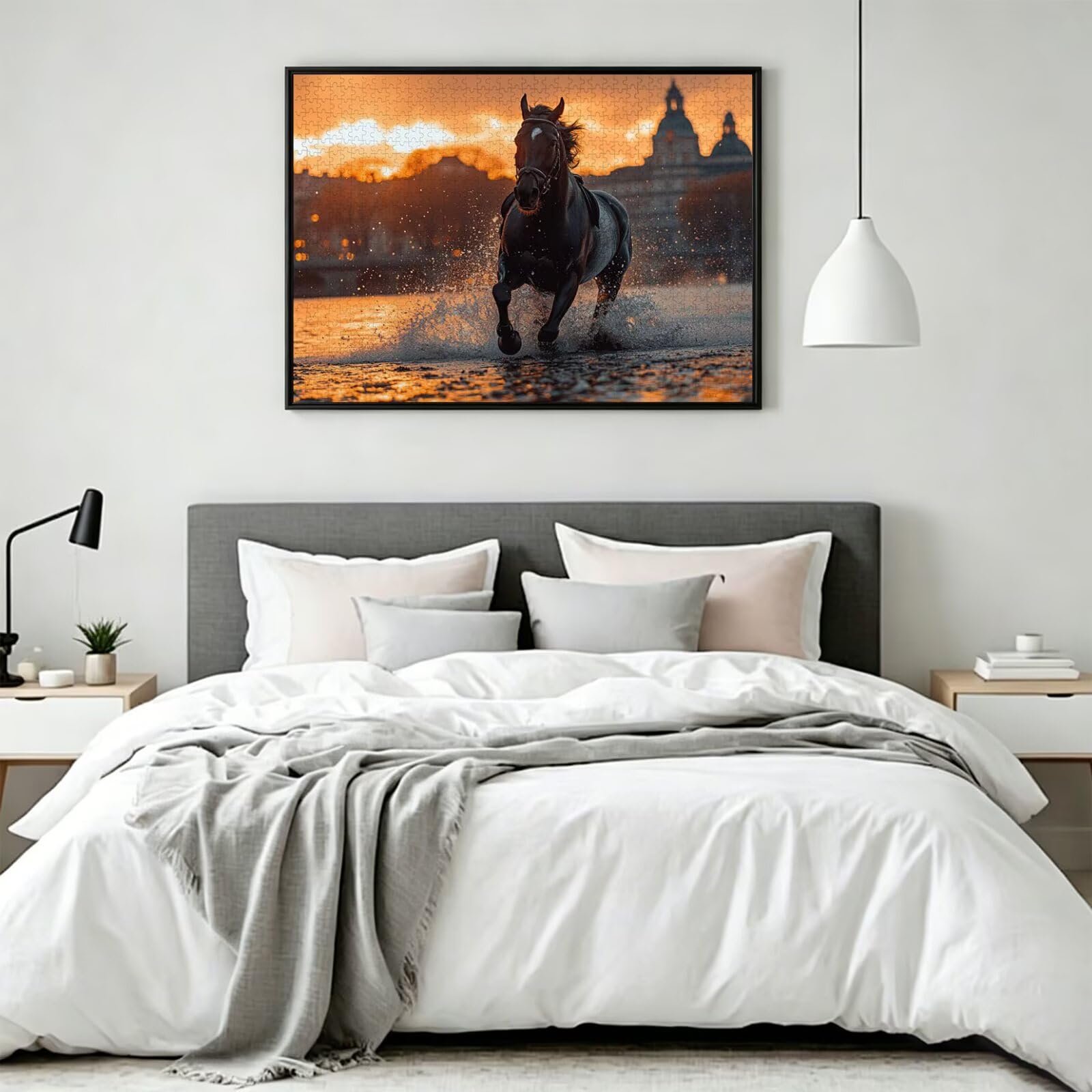 Puzzle 1500 sztuk zwierząt Trudne drewniane puzzle, n-474 | Niemożliwe wyzwanie, inteligentna gra zręcznościowa, gry logiczne dla całej rodziny, pomysł na prezent, fale