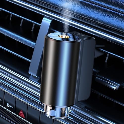 Ambientador inteligente para automóvil con tres difusores ajustables e inteligentes de aroma para automóvil, difusor automático de aceite esencial