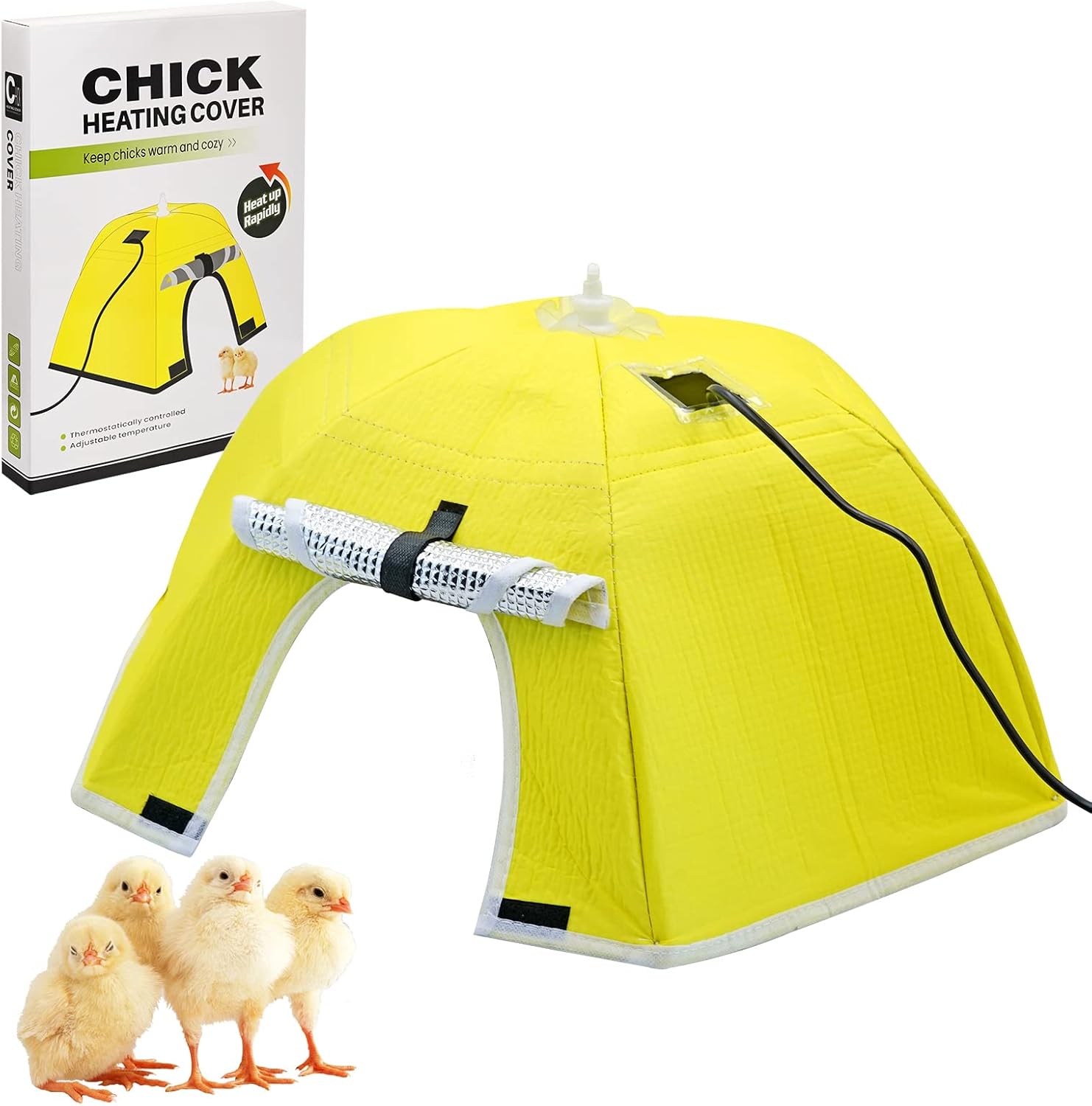 NAOEDEAH Chick Brooder Heater for Chicks Heating Plate Warmer Chicken Brooder Box