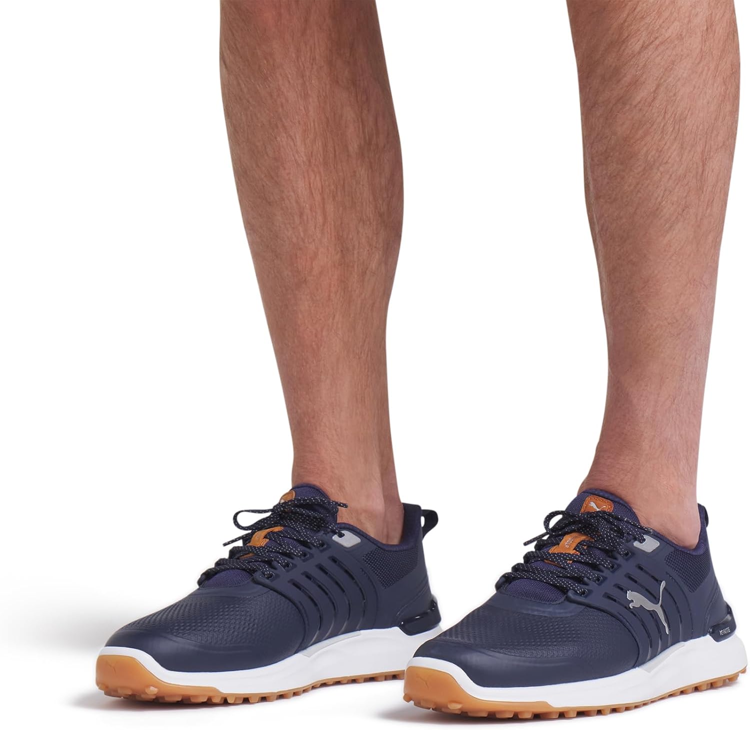 PUMA Mens Ignite Elevate 2 Golf Sneakers Shoes - White - Image 6