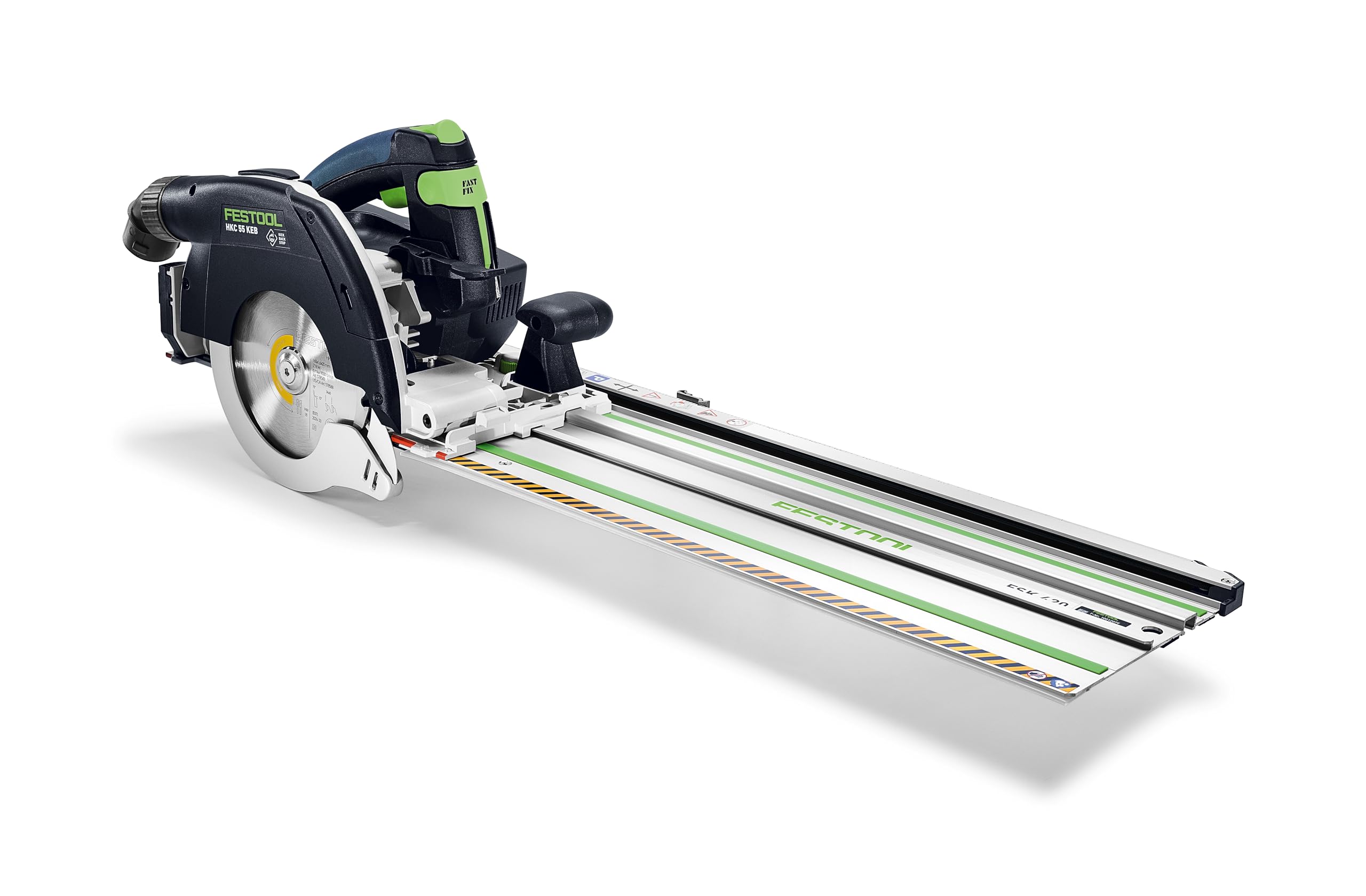 Festool Akumulatorowa ręczna piła tarczowa HKC 55 KEB-Basic-FSK 420 – wydajna piła tarczowa 18 V, mobilne piłowanie, precyzyjne cięcie, KickbackStop