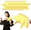 40 Pcs 11 Inch Large Gold Stars Cutouts Gold Stars Decoration Double Printed Paper Stars Decoration Bulletin Board Decoration for Classroom Wedding Birthday