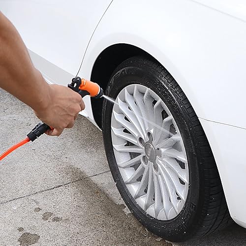 Miniatura 4 de Kit de lavadora de coche  Lavadora a presión portátil de 12 V con bomba de agua para coche, 100 W 130 PSI, kit eléctrico de lavado de agua de alta