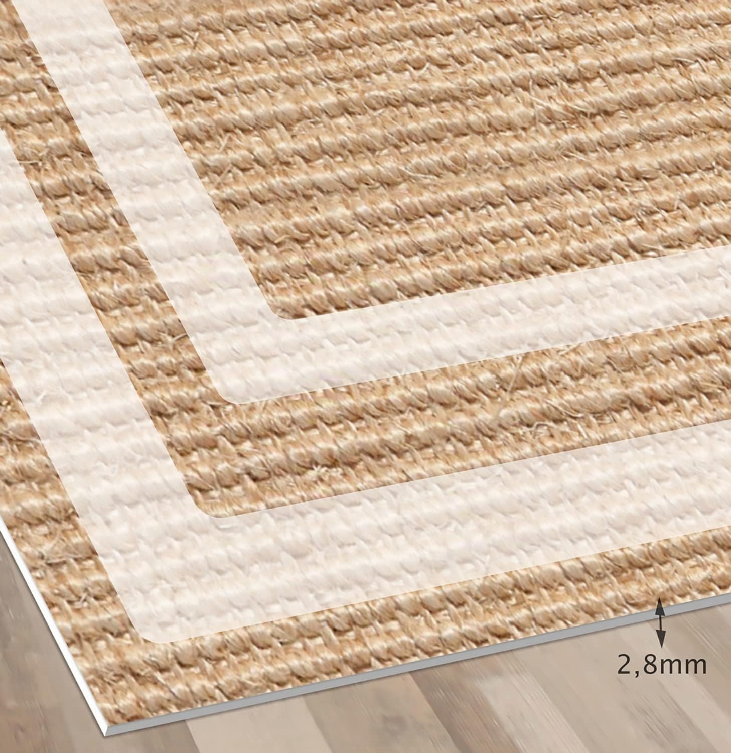 VINILIKO Design | Alfombra Vinílica Agnan 100x133 cm - Antideslizante, Impermeable, Lavable - Varios Tamaños - Alfombra Vinilo Salón, Cocina