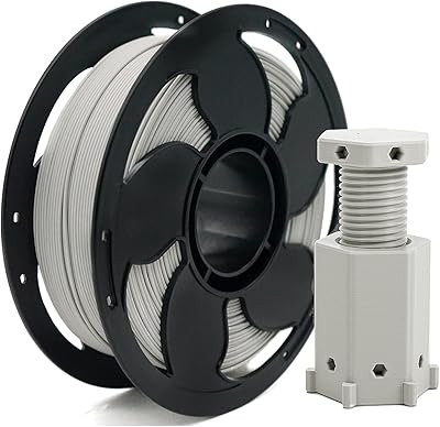 22 – Matte Grey 1.75mm PLA Filament High Speed 3D Printer Filament, 1kg (2.2lbs) Spool Easy 3D Printing Matte PLA Basic Filament Perfectly Hide T…