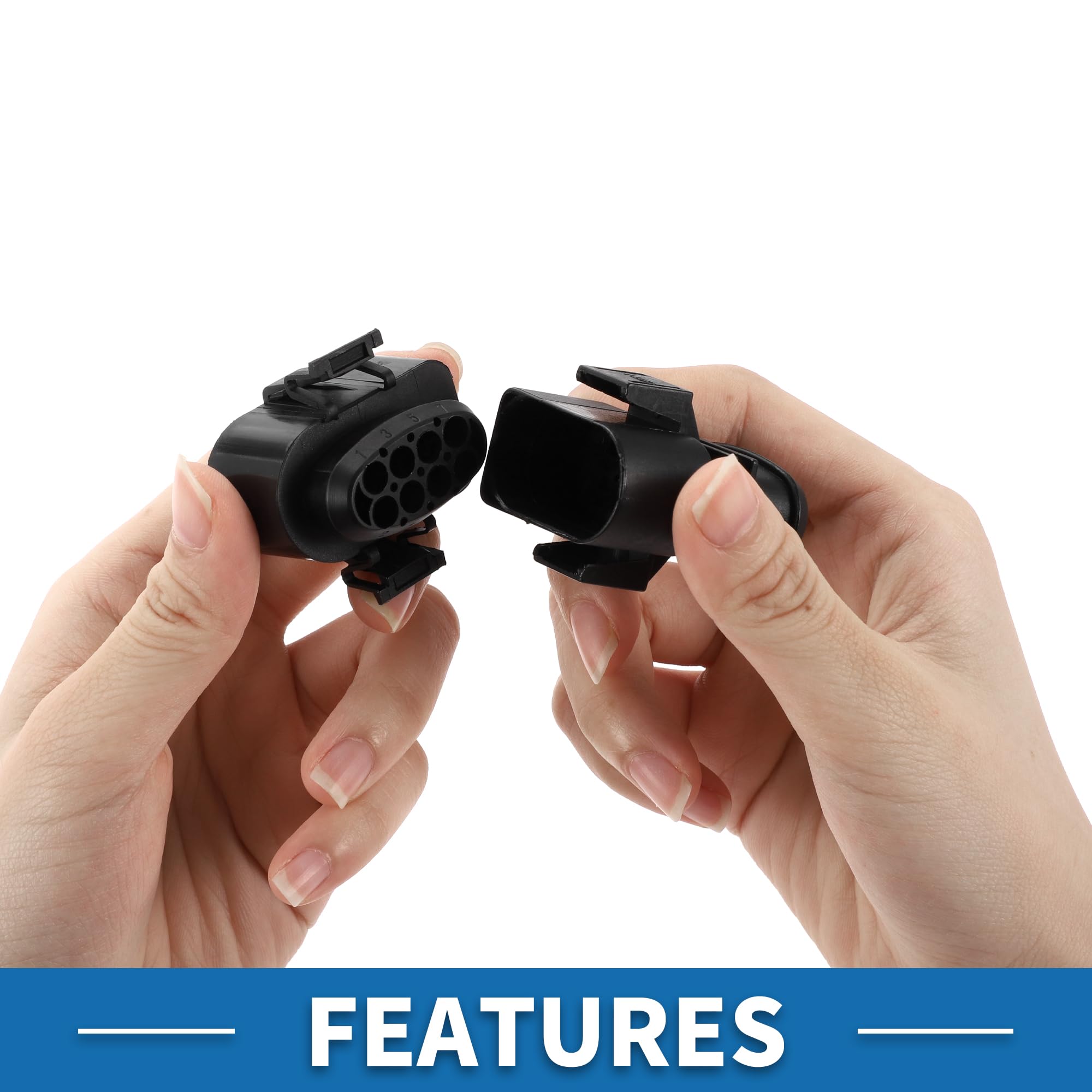 ABSOPRO 8-Pin Stecker 3A0973734 | Gaspedal-Stecker Für VW & Audi