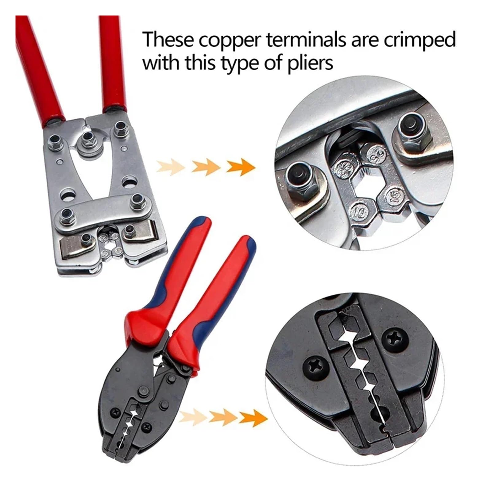 Kit de conectores de crimpado de cable de 110 piezas, terminales de anillo de cobre estañado, conectores soldados, terminales de conector de cable de batería.