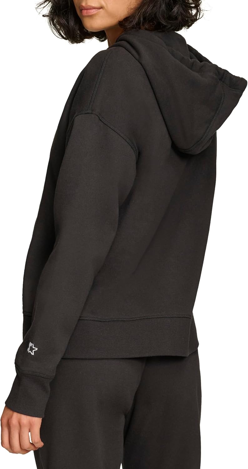 STARTER womens Sport Polar Fleece Funnel Neck Pullover Jacket - Image 4