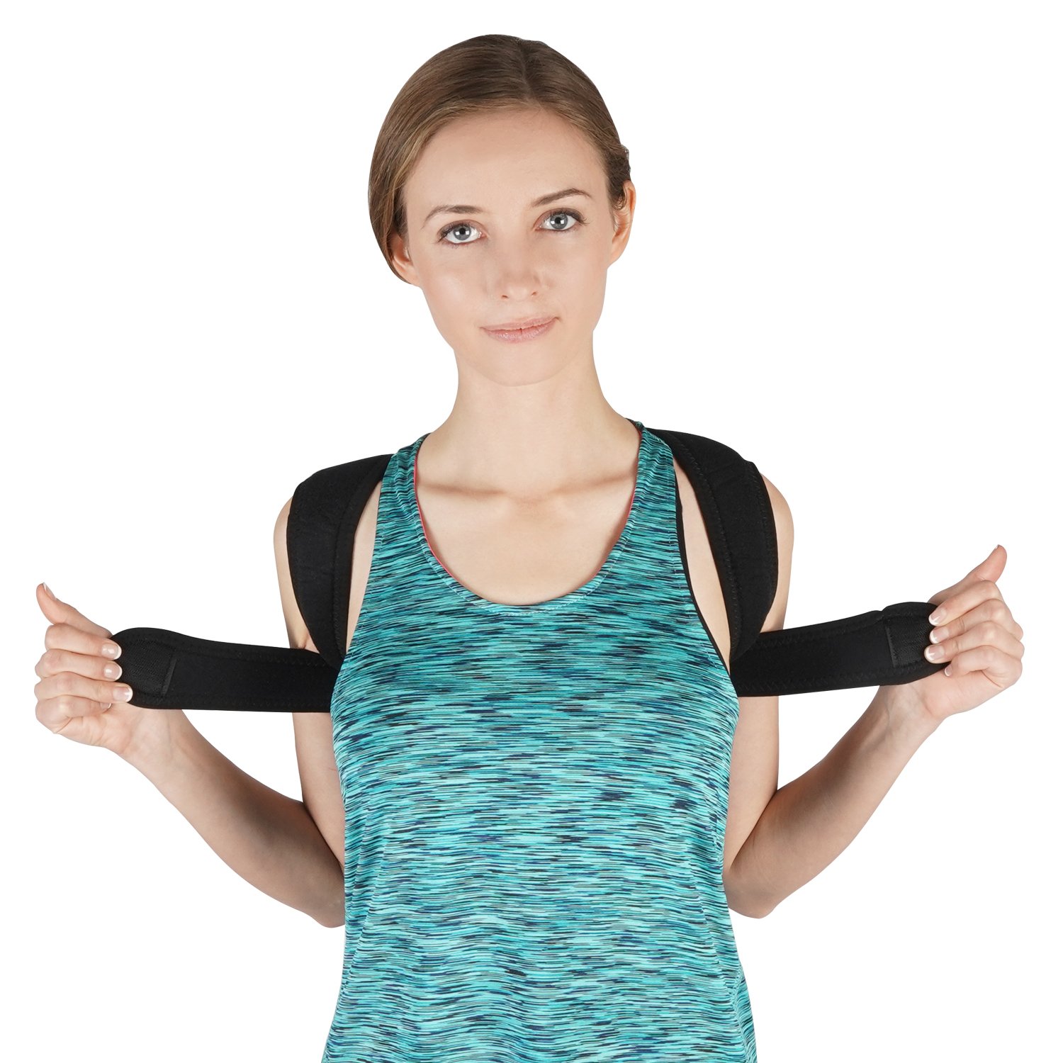 Soles Clavicle Bandage Adjustable, Flexible, Breathable Neoprene - Unisex - Improves Poor Posture & Osteoporosis, Clavicle Brace for Collarbone Injuries (Pediatric) : Health & Household