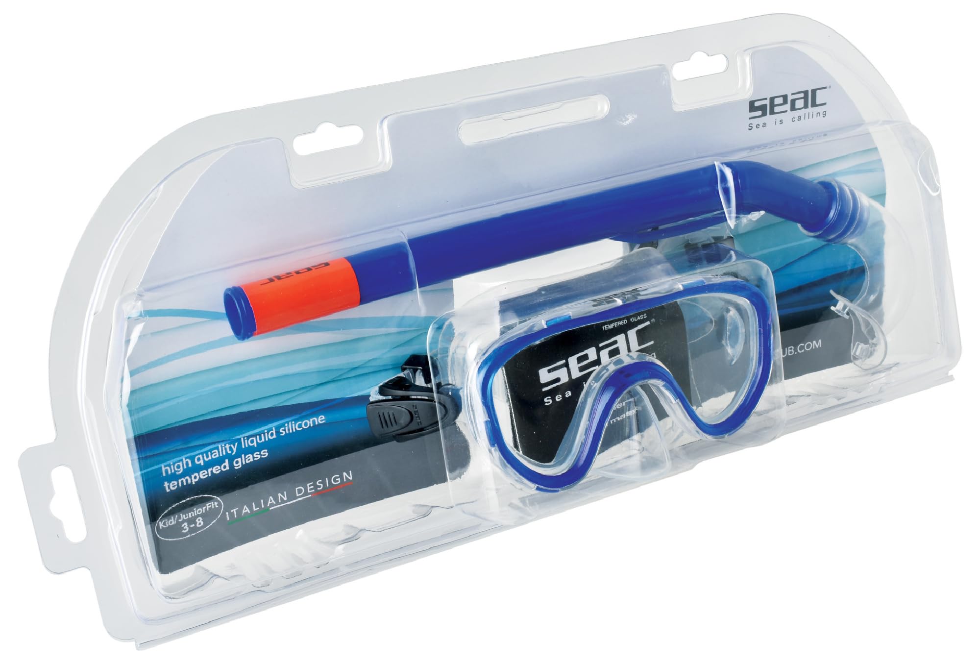 SEAC Marina Kit Maschera e Boccaglio Snorkeling Bambini