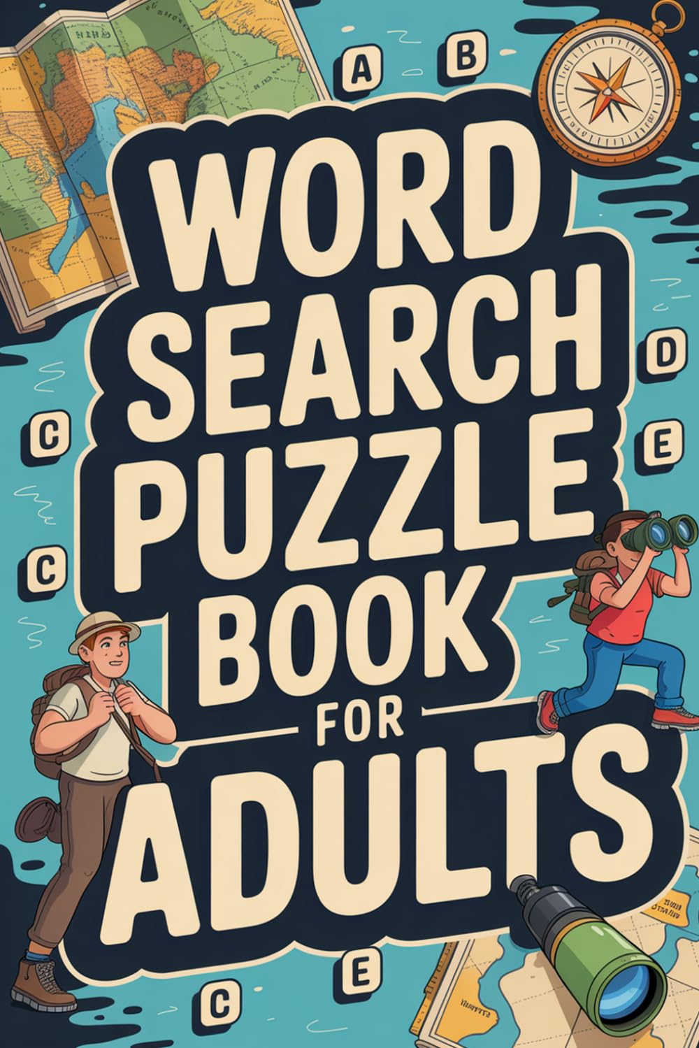 Word Search Puzzle Book for Adults: Delightful Activity Companion for Grown-Ups