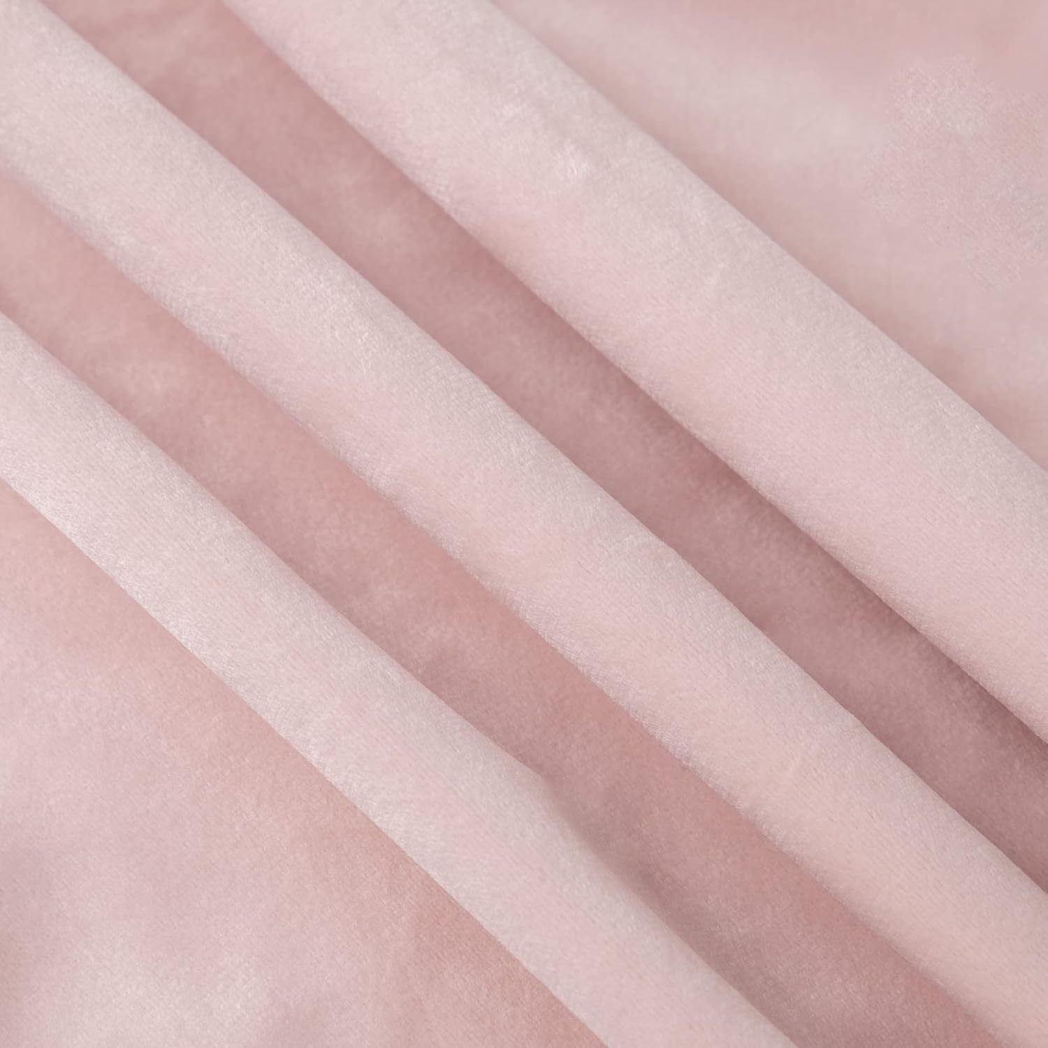 MADIZZ Set of 2 Super Soft Velvet Decorative Throw Pillow Covers 24x24 inch Light Pink Square with Fringe Luxury Style Cushion Case European Pillow Shell for Sofa Bedroom - Image 4