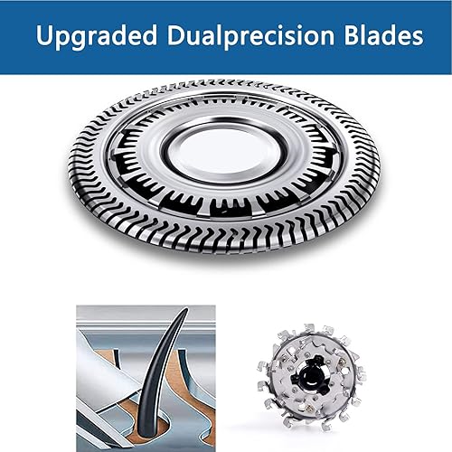 Miniatura 3 de SH9072 - Cabezales de repuesto para afeitadoras eléctricas Philips Norelco Series 9000 8000 SH9062 para cuchillas de afeitar eléctricas Norelco