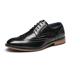 Bruno Marc Mens Lace Up Soft Cap-Toe Formal Dress Shoes