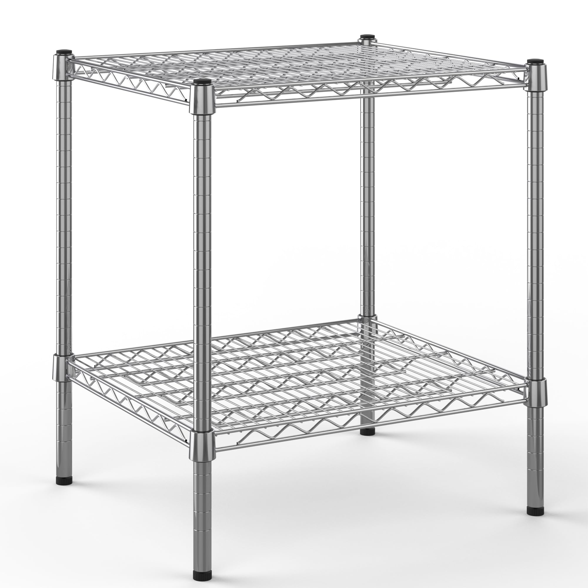 21" Deep x 24" Wide x 27" Height Wire Shelving Kit | 2-Tier | NSF Commercial Storage Rack Unit