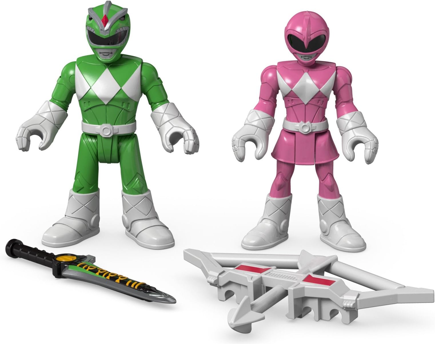 Fisher-Price Imaginext Power Rangers Green Ranger & Pink Ranger