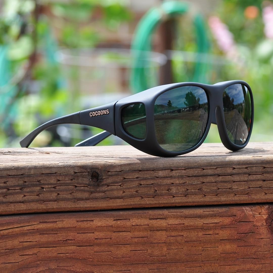 Cocoons Pilot (L) Black Polarized Gray
