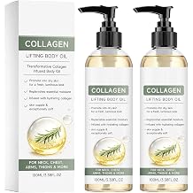 2pcs Collagen Oil, Collagen Lifting After Shower, Skin Firming Moisturizing for Women & Men, Natural Smoothing for All Skin Types