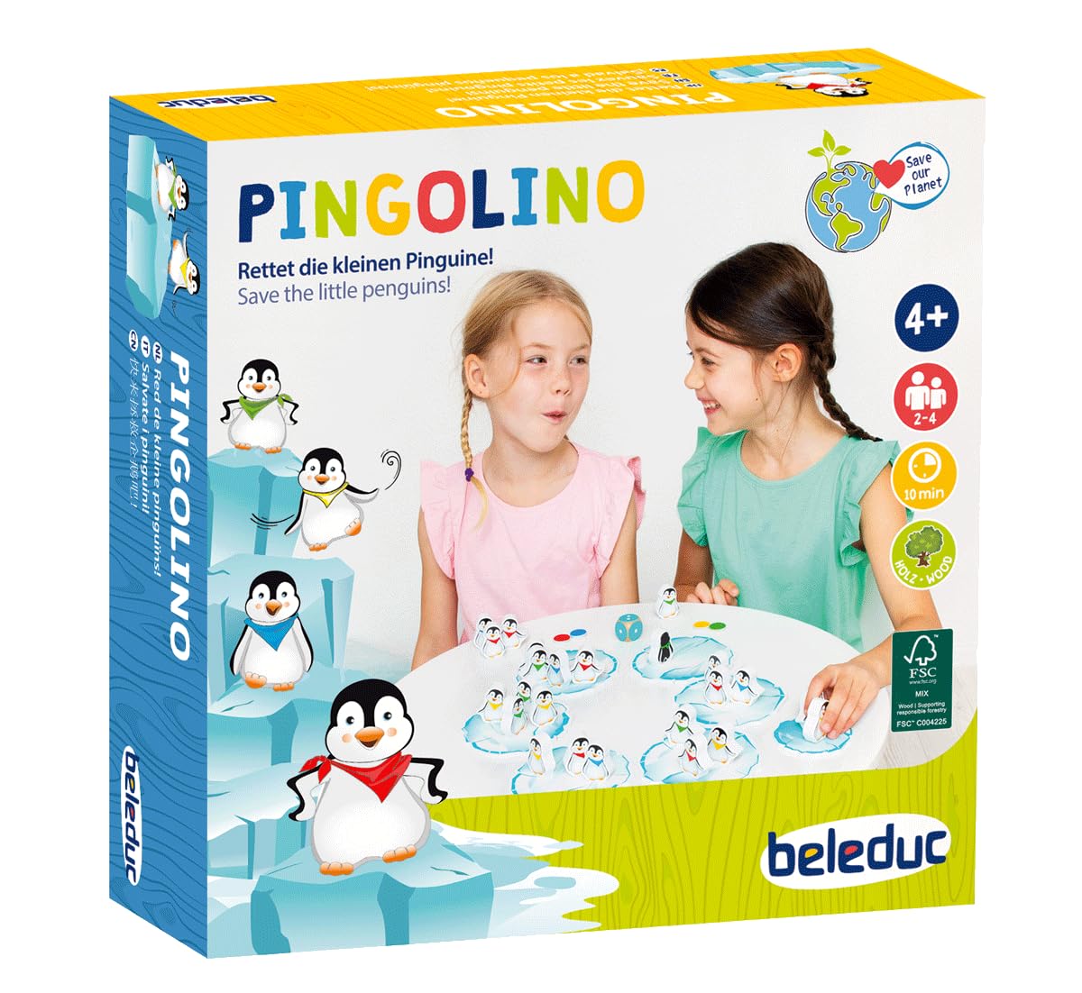 Beleduc PINGOLINO, Kinderspiel, ab 4 Jahren