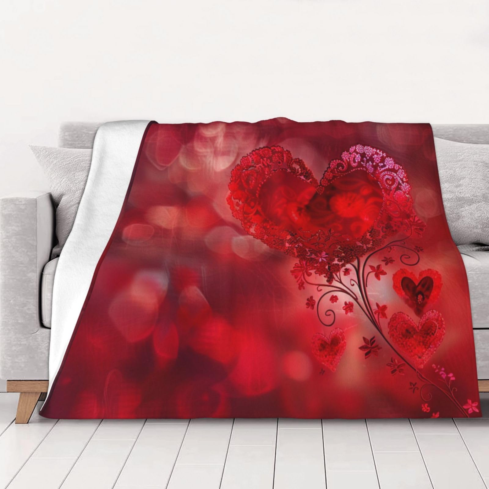 Couverture flanelle fleurs cadeau idéal pour hommes et femmes