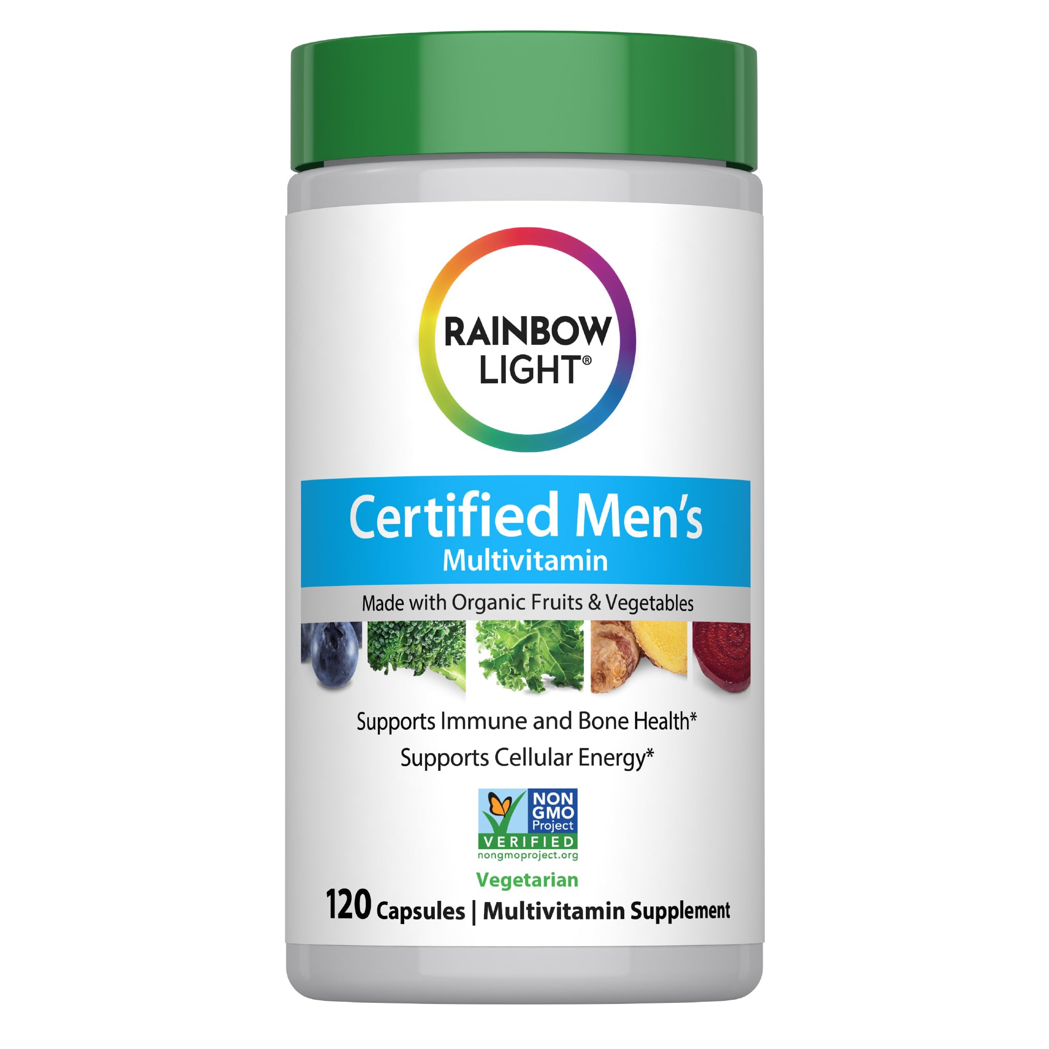 Rainbow Light Multivitamin for Men | 120 Capsules Certified Men's 120 Count (Pack of 1)