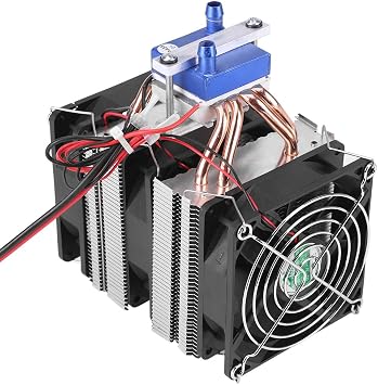 Eujgoov DC 12V Thermoelectric Cooler Peltier System Semiconductor Refrigeration DIY Water Cooling System Cooler Device with Fan for Fish 120W for 30L