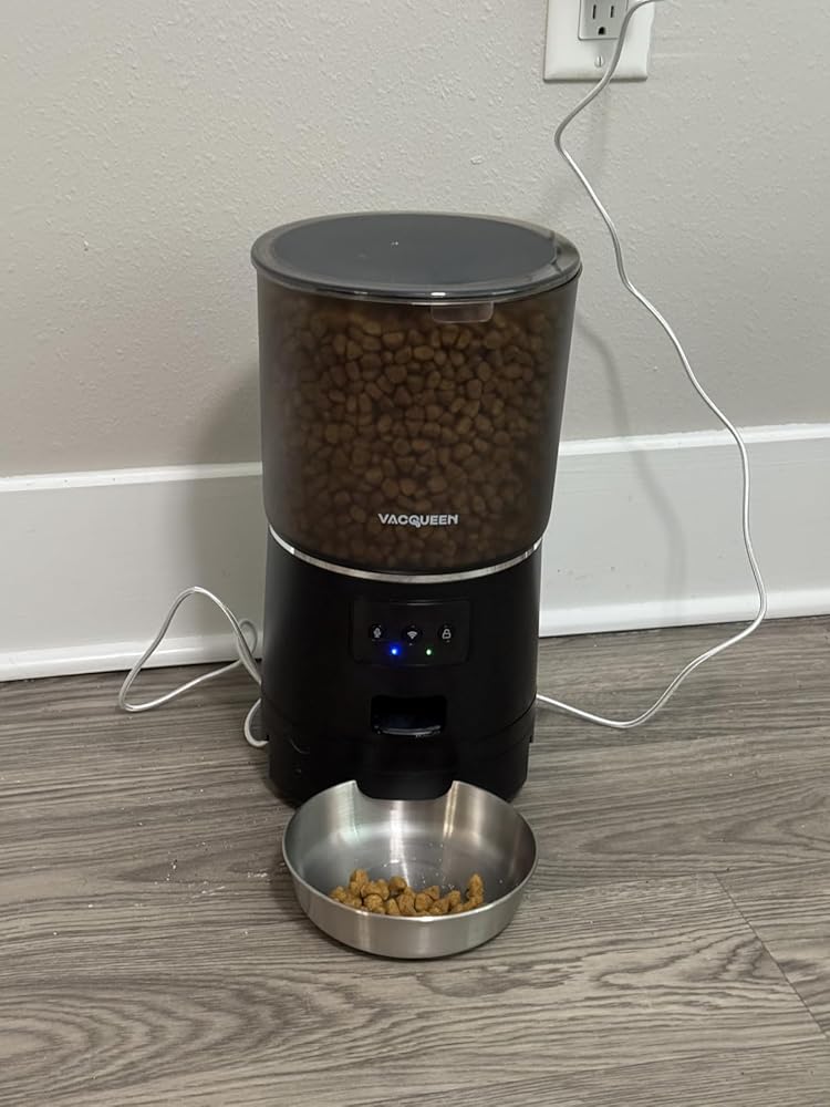 Automatic Cat Feeder for 3 Cats, Feed Anytime, Jam-Proof & Personal Voice Messages | 6L Fresh-Tech
