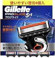 Amazon.co.jp: ジレット プログライド マニュアル 替刃 4個 純正