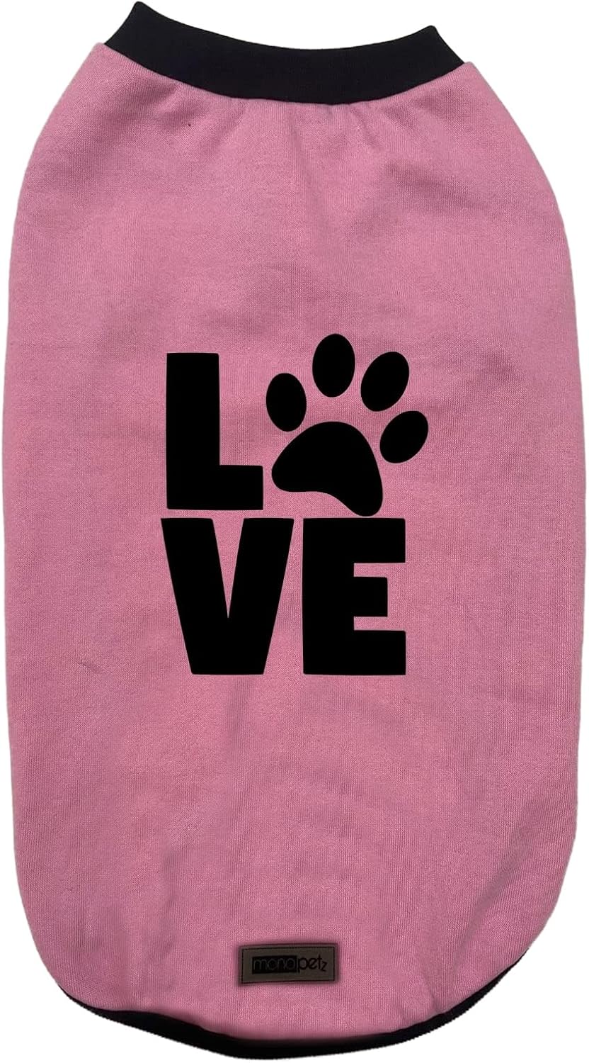 Yeni Sezon Köpek ve Kedi Kıyafeti - Pembe Love L Beden
