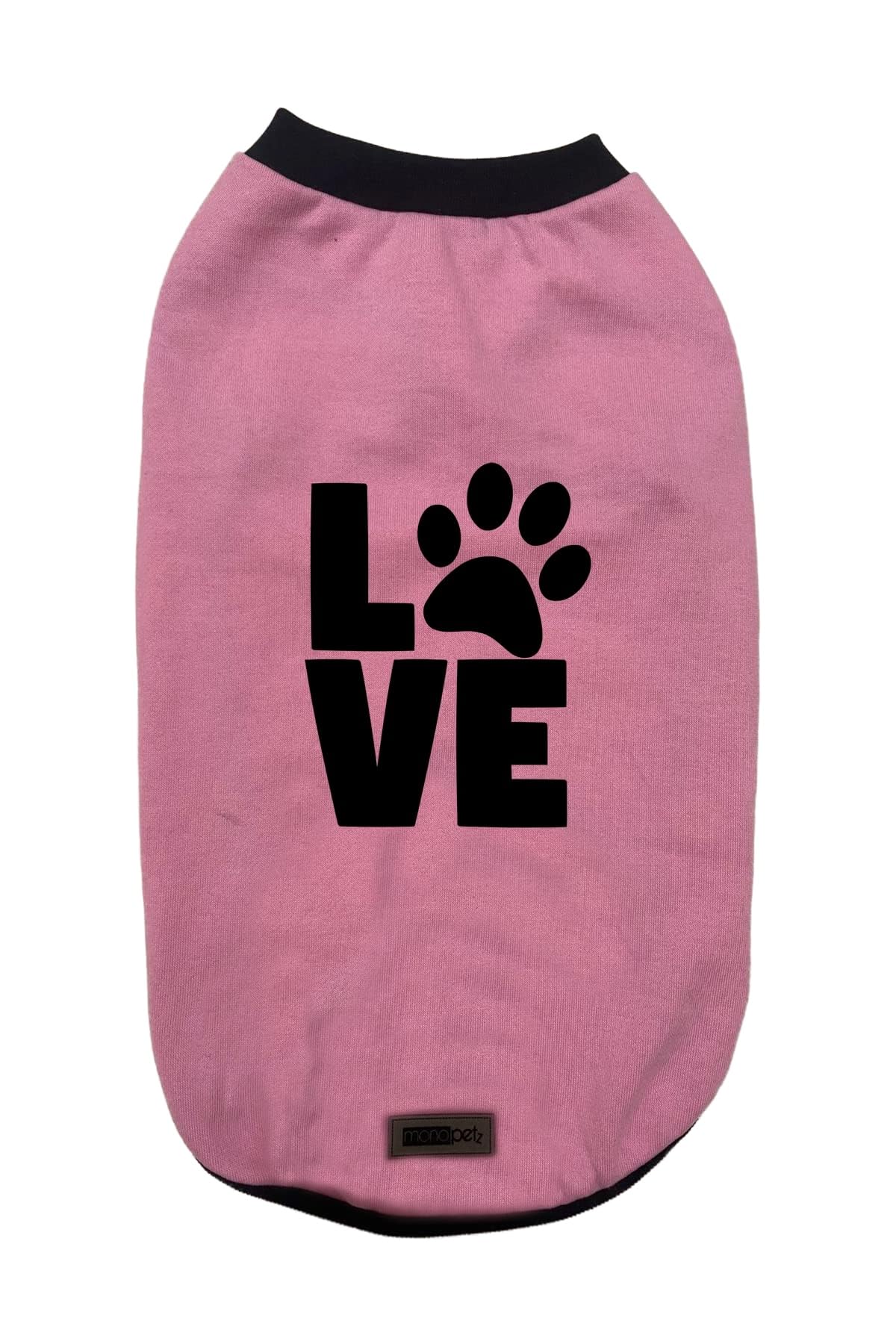 monopetz Yeni Sezon Köpek ve Kedi Kıyafeti - Pembe Love XS Beden
