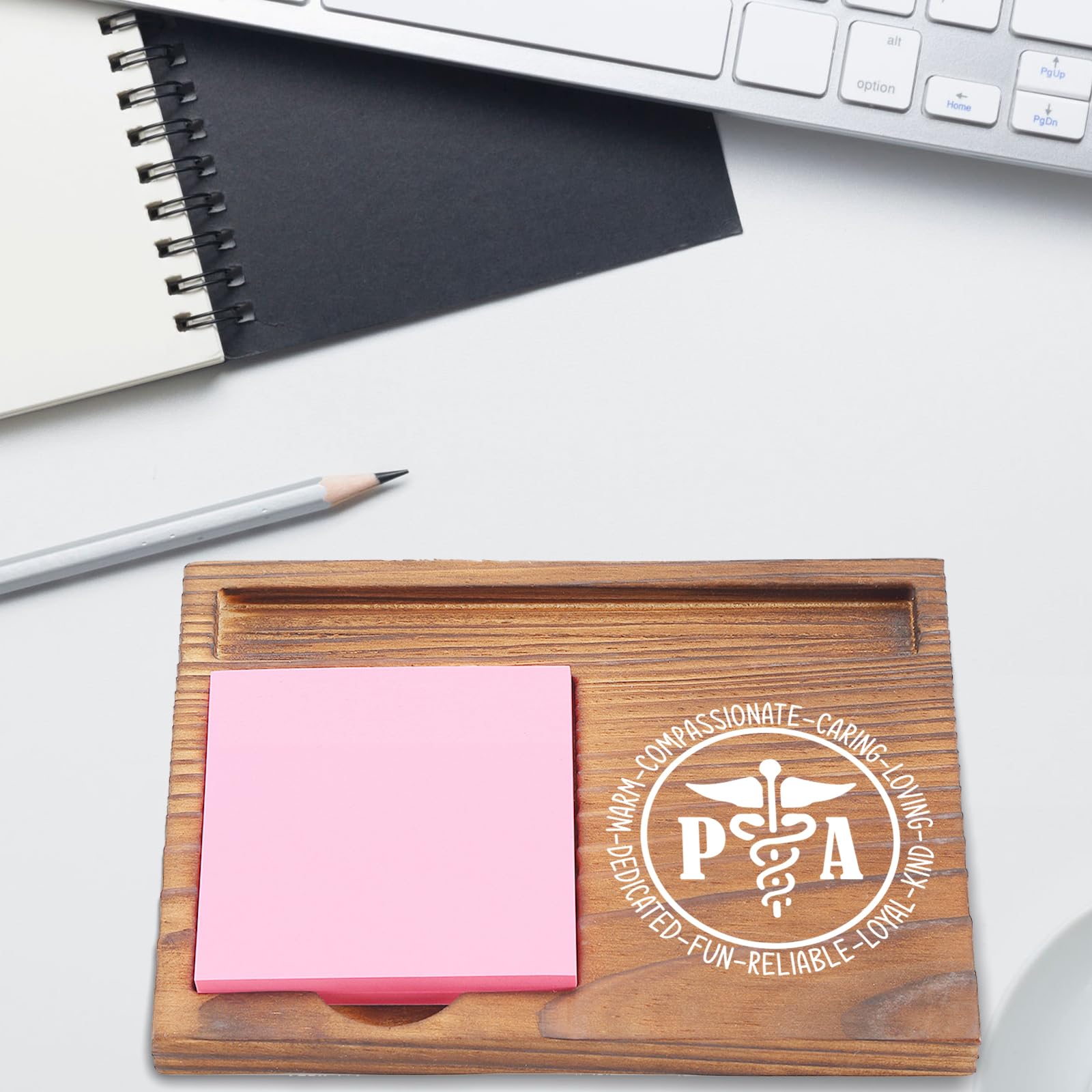 Physician Assistant Gift Desk Organizer, Appreciation Sticky Note Holder, Gifts for Physician Assistants, Healthcare Workers, Medical Professionals Graduation Retirement EDP157
