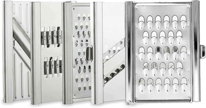 Gigant 4-Way Slicer with Multi-Box 5 Inserts Silver