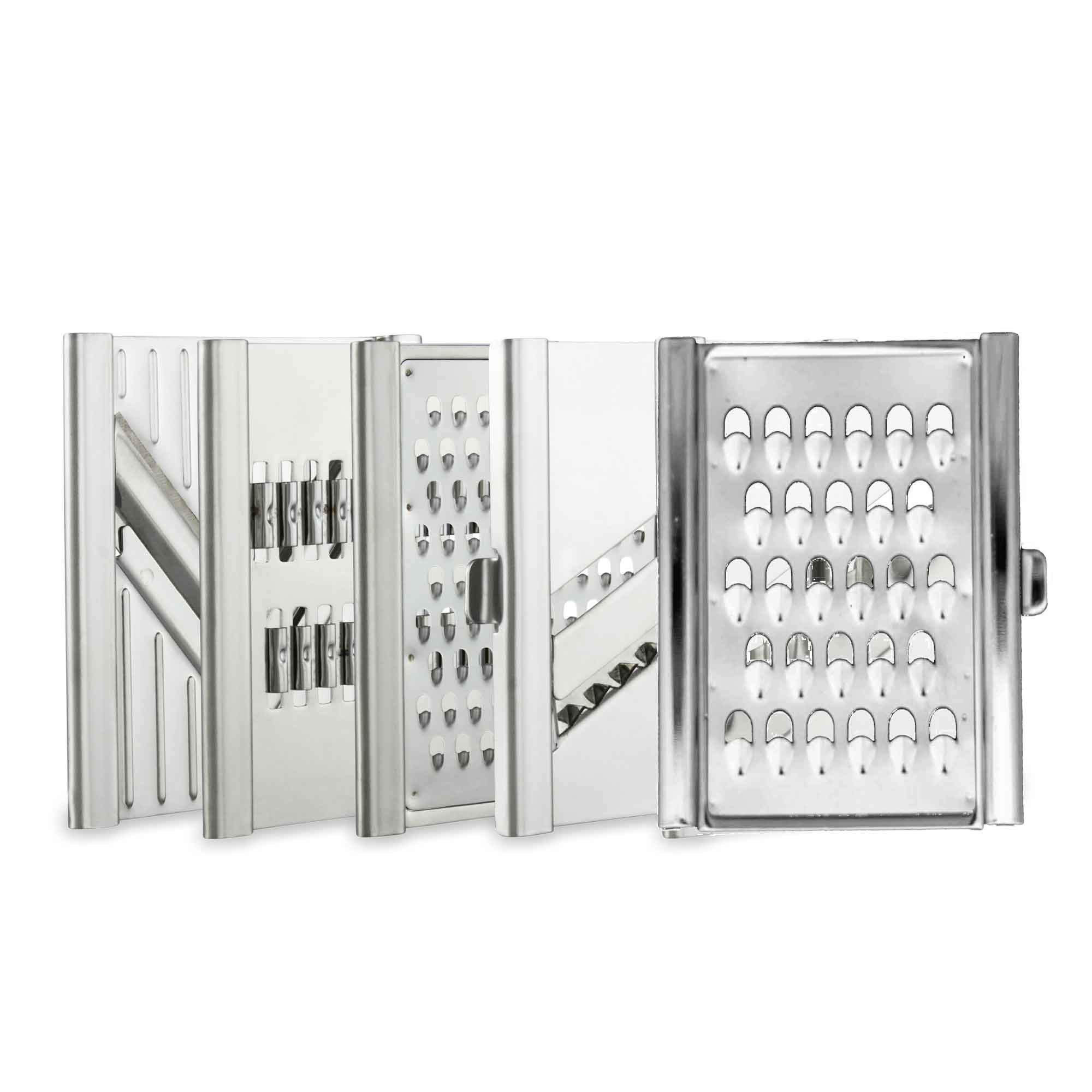 4-fach Gigant Hobel mit Multi-Box 5 Einsätze Silber
