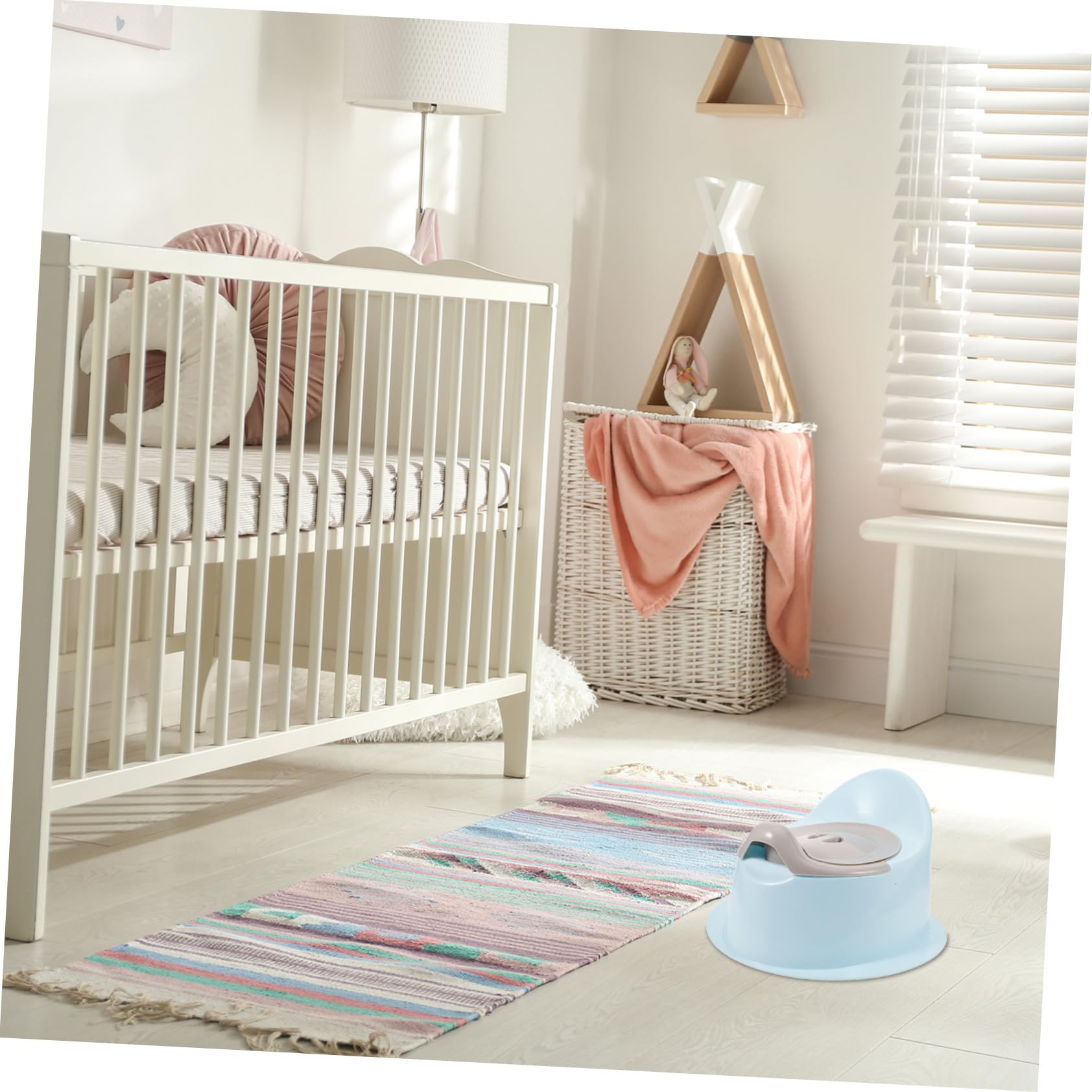 Asiento de Inodoro para Niños Pequeños Portátil y Multifuncional, de Plástico Ligero Diseño Simple y Elegante para Entrenamiento en Casa o Viajes