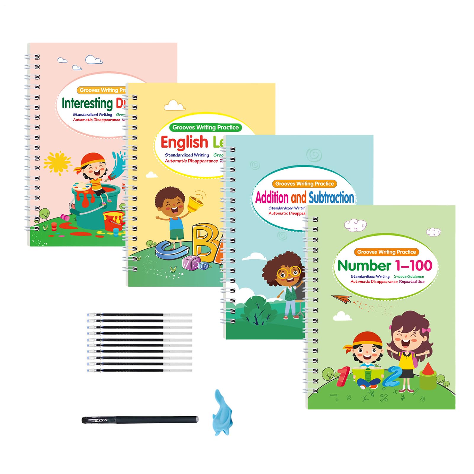 Cuadernos mágicos de ejercicios para aprender a escribir letras sin salirse de la línea 8