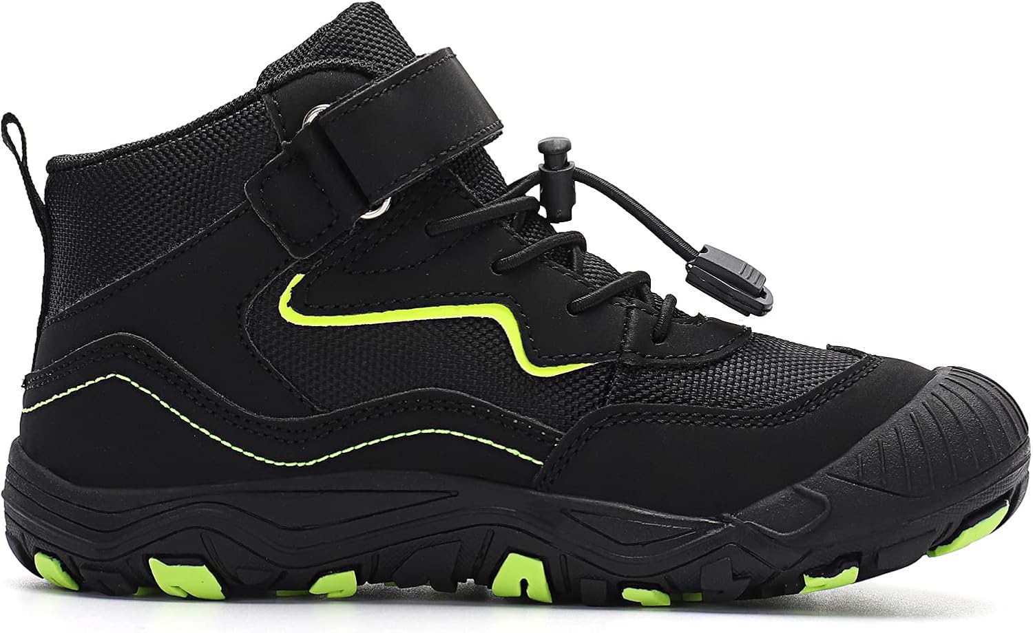 Kids Water Resistant Hiking Boots Boys Girls Athletic Outdoor Shoes Anti Collision Non-Slip Ankle Walking Sneaker : Sports & Outdoors