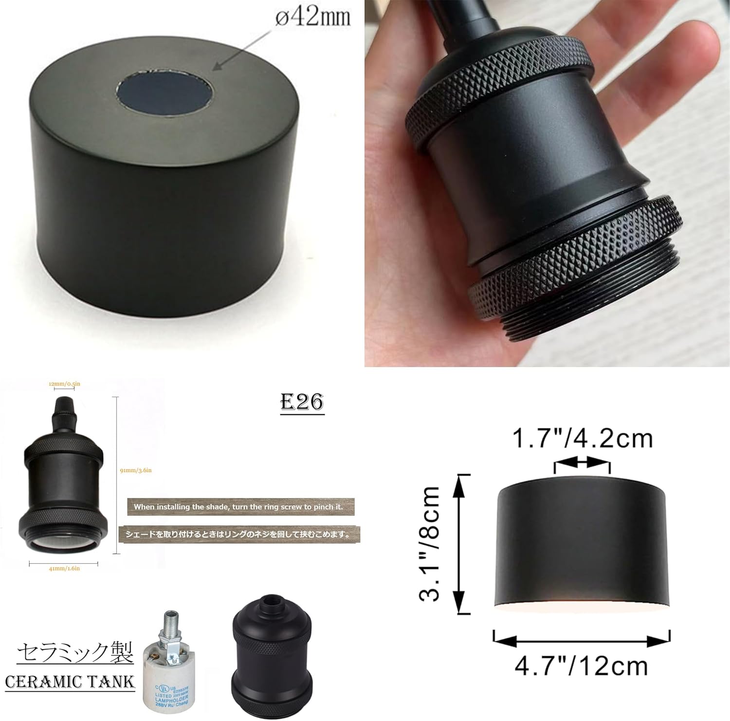 H-Type Track Lighting Pendant Restaurant Retro Black Ceramic Liner Light Socket Modern Shade Iron Oblate Shape, Halo Mini Track Mounted Customizable for Kitchen Dining Table, 1 Light