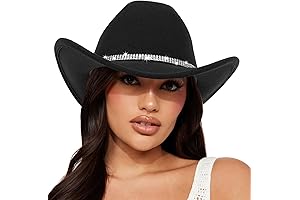 Beyoncé Cowboy Hat : Classic Felt-Western-Cowboy-Cowgirl-Hats for Women-Men Fedora-Jazz-Hat