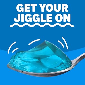 Kraft Jell-o Berry Blue Gelatin Dessert 170g Box