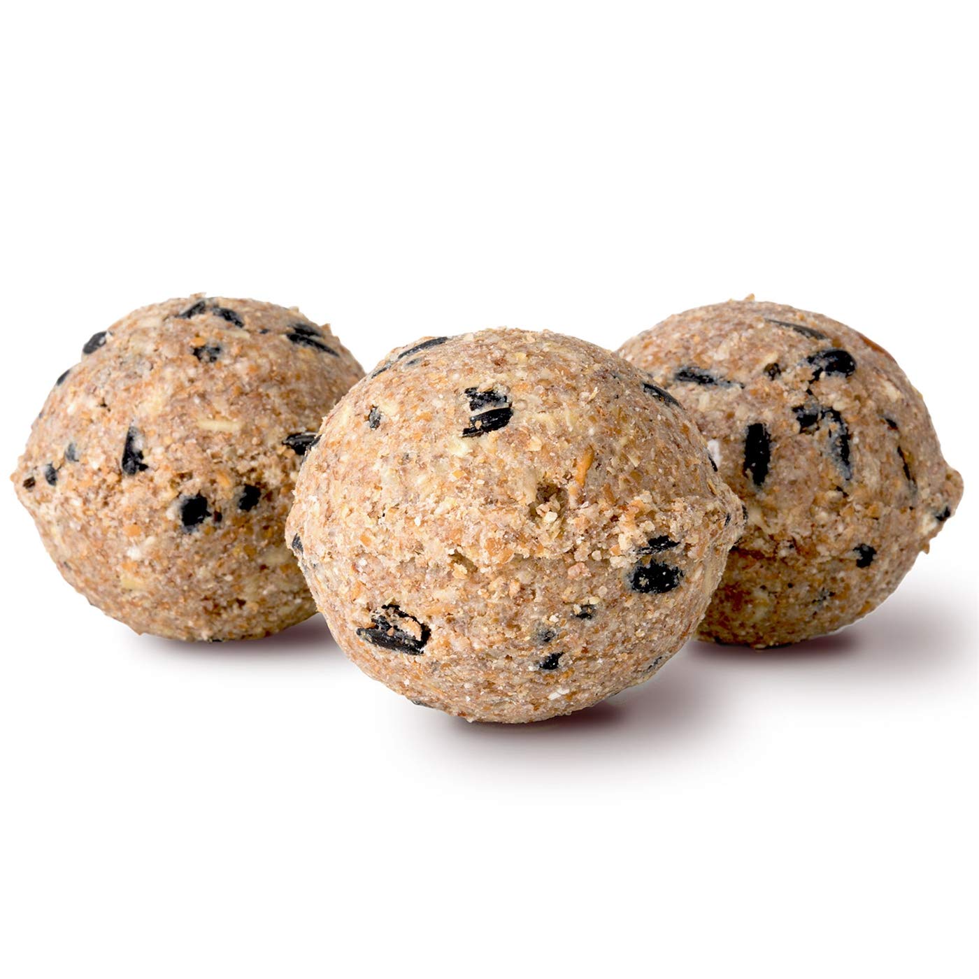 VOSS.garden 100 Stück Premium Meisenknödel, 10kg ohne Netz, Vogelfutter Futterknödel Knödel Wildvogelfutter Ganzjahresknödel Fettfutter, Wildvögel Meisen Rotkehlchen Gartenvögel