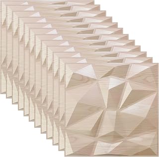 3D Wandpaneele 3D Paneele PVC Platte 3D Wandpaneele 3D Wall Panels Fassadenverkleidung Deckenplatten Gaming Wall Panels Paneele Tapete für Wohnzimmer, Schlafzimmer 12 Stück