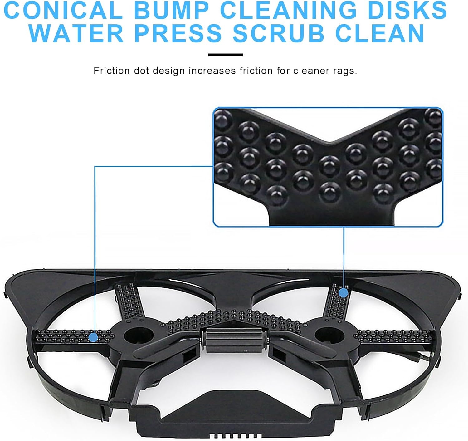 Robotic Vacuum Cleaner Base Cleaning Tray Compatible with Dreame X30 Ultra/ X40 Ultra/ L40 Ultra and MOVA P10 Ultra/ P10 Pro Ultra Tray Parts.