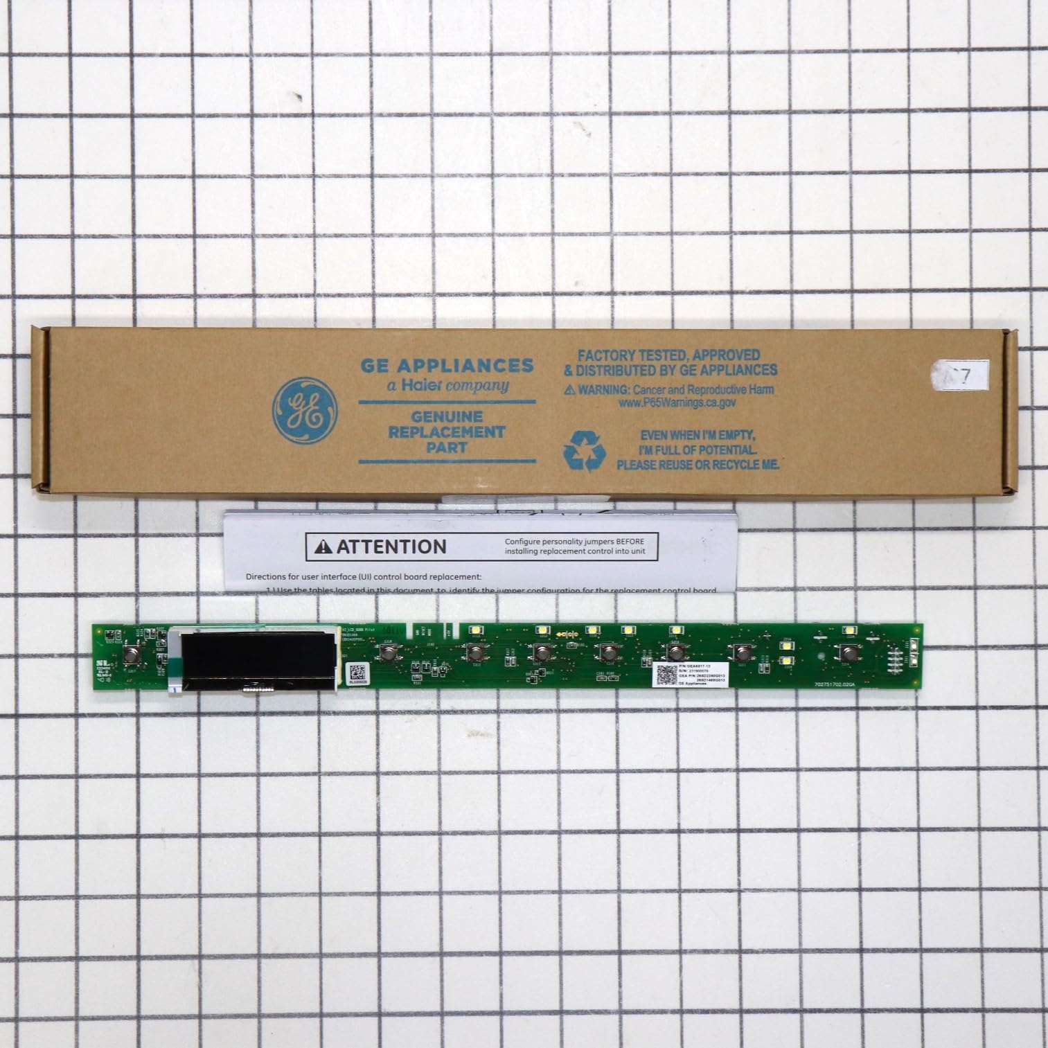 WD21X31906 Dishwasher Electronic Control Board