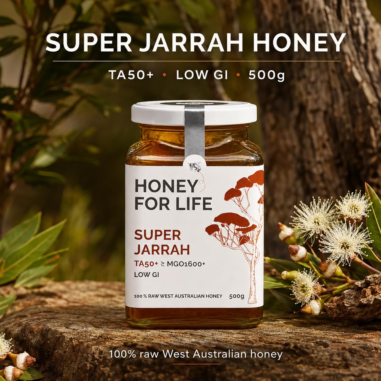 Amazon.com : Jarrah Honey TA 50+ - Jarrah Honey is nectar gathered
