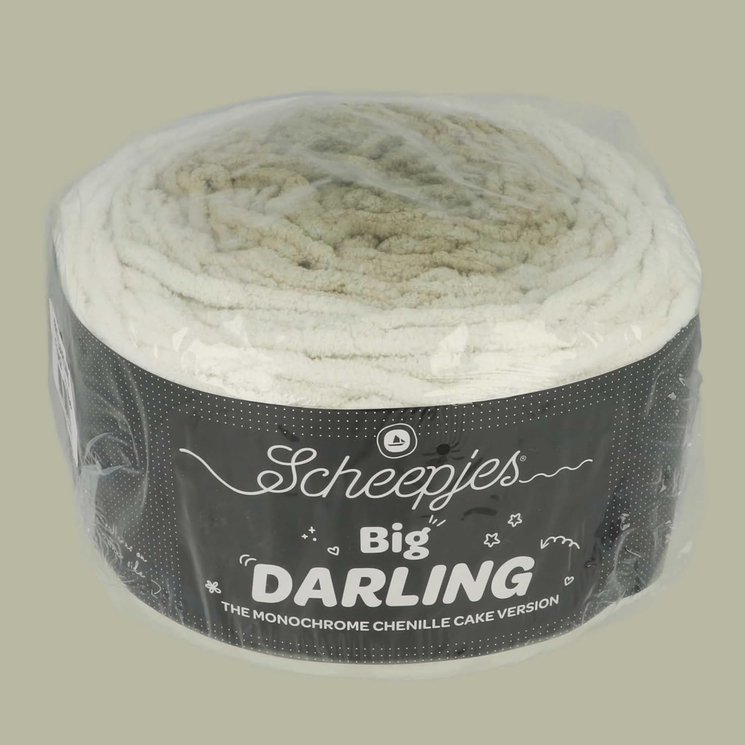 Scheepjes Big Darling Monochrome Cake Yarn 300 g – 442 Chameleon Green
