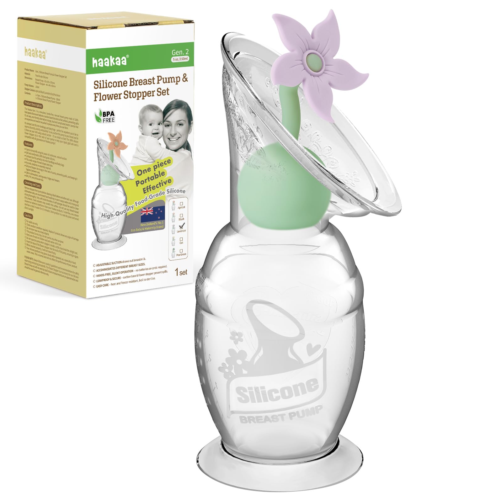 haakaa Manual Breast Pump Gen.2