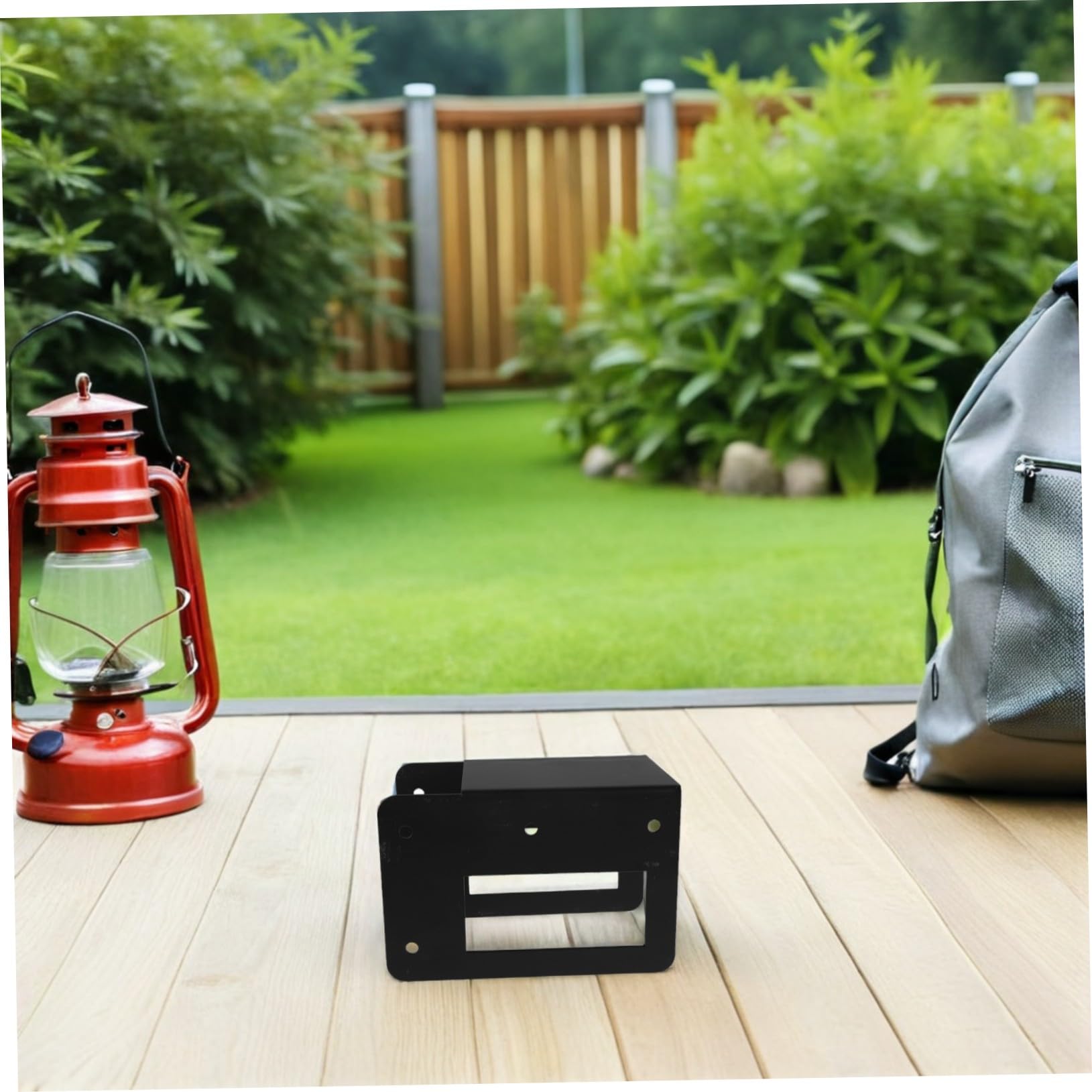 STOBAZA 2pezzi Porta Legna in Acciaio con Staffe e Viti Rastrelliera per Legna da Ardere per Esterni e Interni Accessorio per Patio e Giardino