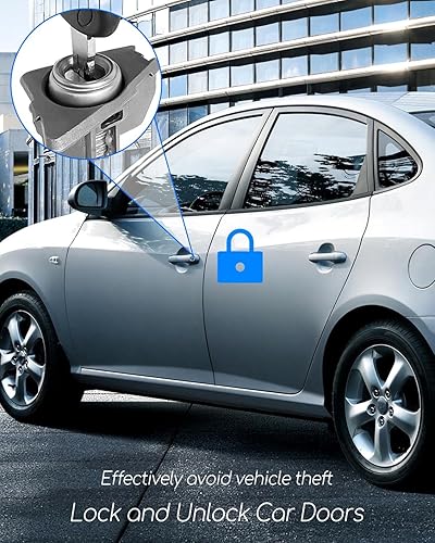 Miniatura 3 de Cilindro de cerradura de puerta delantera con 2 llaves para Hyundai Elantra 1.8L 2.0L 2011-2016 Juego de cerraduras de puerta de coche del lado del