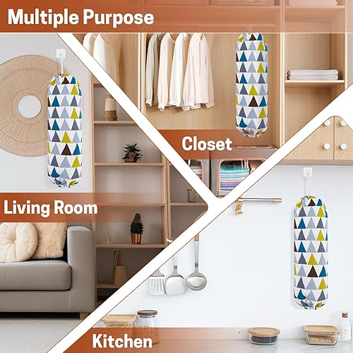 Miniatura 6 de SWISSELITE - 2 organizadores con soporte para bolsas de plástico grandes para montaje en pared, dispensador de almacenamiento, 22 x 9pulgadas